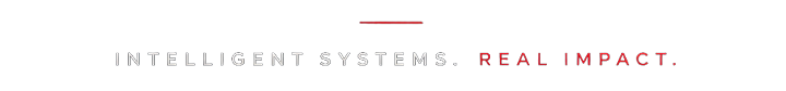 Intelligent systems. Real impact.